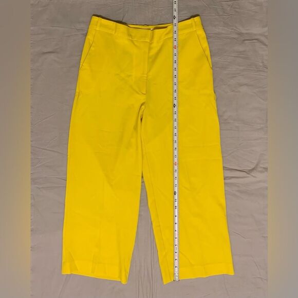CHINTI & PARKER NWOT Wool Twill Cropped Trousers in Yellow - Picture 9 of 14